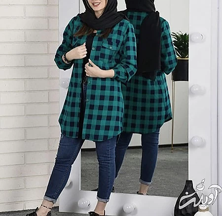 مدل مانتو برای افراد قد کوتاه و چاق ,بهترین مدل مانتو برای افراد قد کوتاه , مانتو برای دختران قد کوتاه 